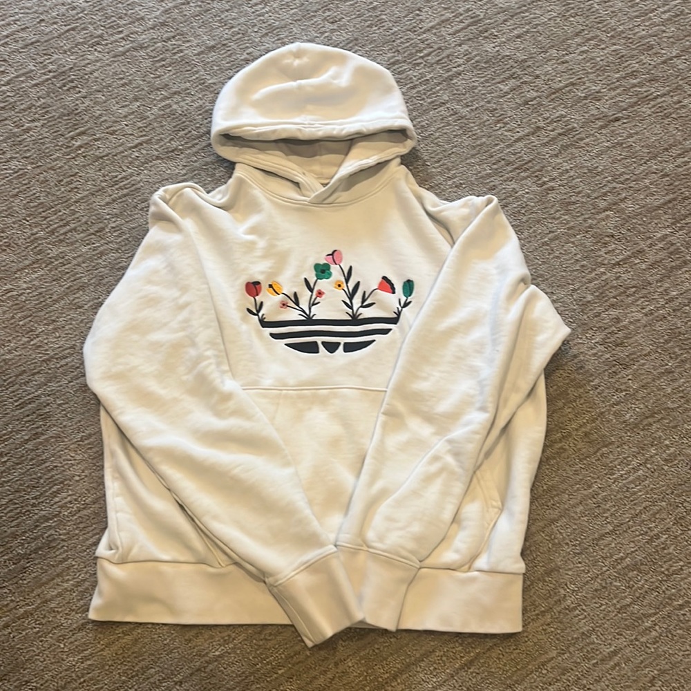 Men’s Adidas Floral Hoodie - size L
